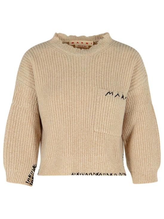 25FW 마르니 스웨터 GCMD0626EQ UFH301 00W23 Neutrals