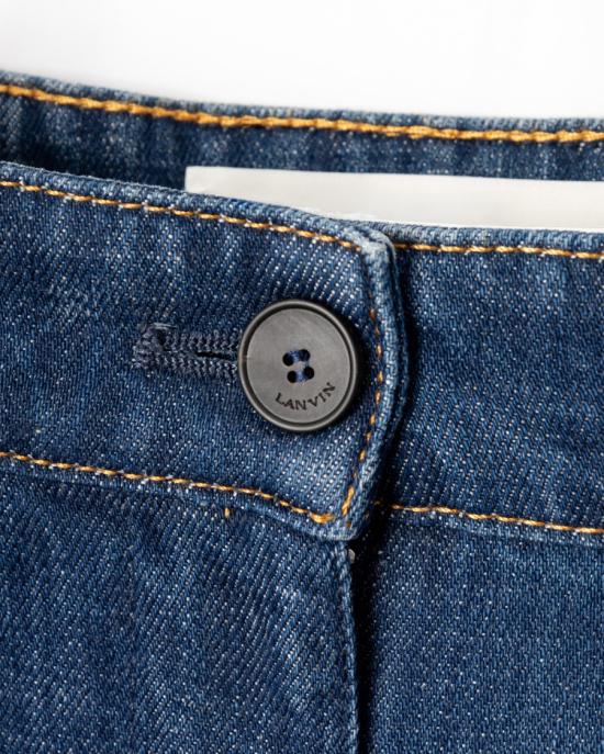 25FW 랑방 데님 팬츠 RW TR0316 D089 E25 23 MEDIUM BLUE Blue - LANVIN