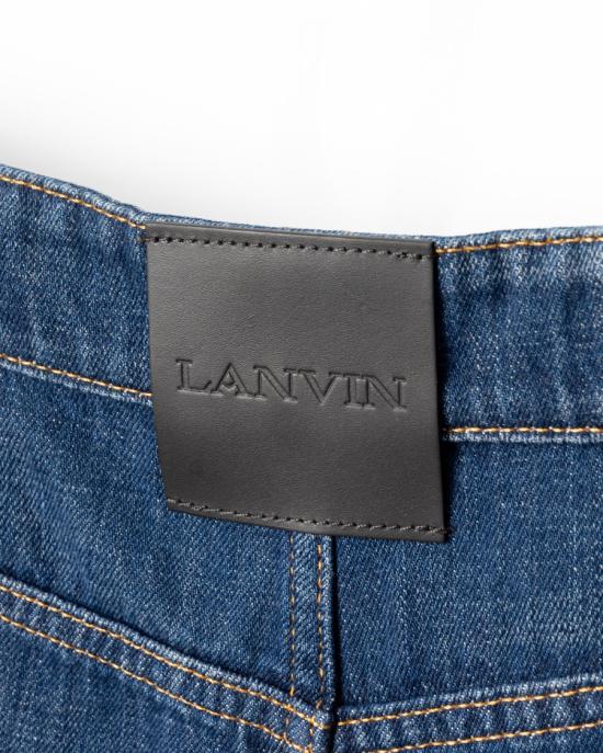 25FW 랑방 데님 팬츠 RW TR0316 D089 E25 23 MEDIUM BLUE Blue - LANVIN