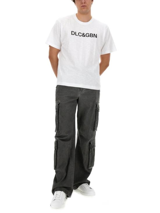  돌체앤가바나 반팔 티셔츠 G8PN9T G7M8FW0800 White - DOLCE & GABBANA