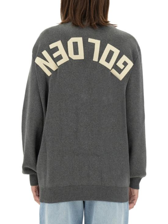 25FW 골든구스 코튼 버튼 가디건 GWP00950 P00066260304 Grey - GOLDEN GOOSE