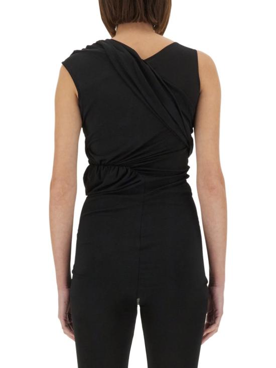 25SS Rick Owens X Lilies 민소매 티셔츠 LI01E4108 CVI09 Black - RICK OWENS X LILIES