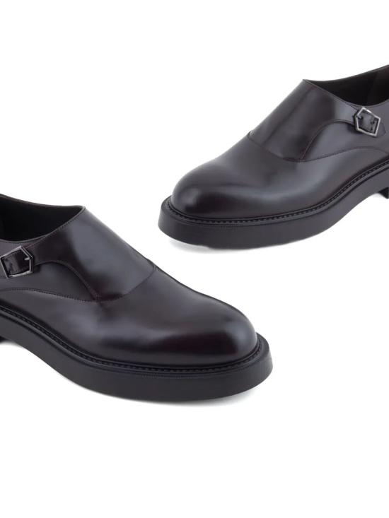 25FW 엠포리오 아르마니 드레스 슈즈 EM003726 AF18801 M6136 DARK BROWN - EMPORIO ARMANI