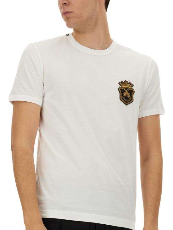 25SS 돌체앤가바나 반팔 티셔츠 G8PV1Z G7O4CW0800 White - DOLCE & GABBANA
