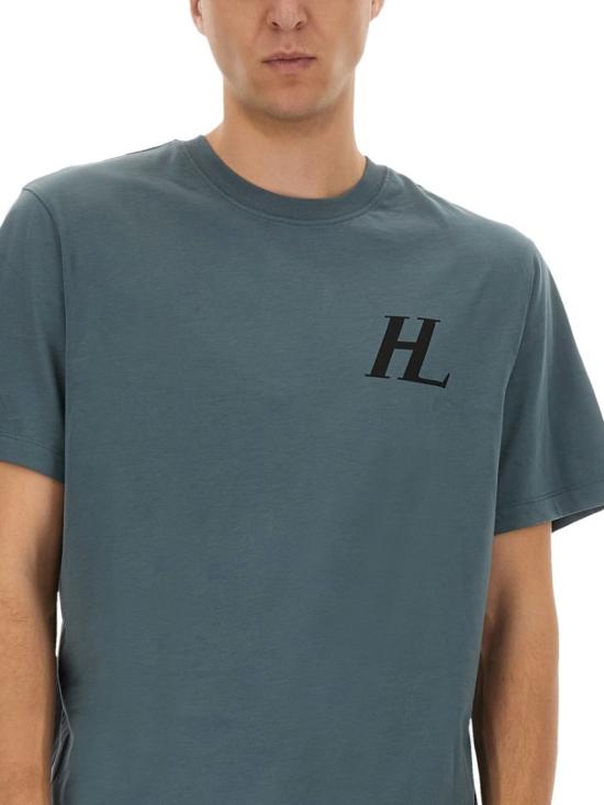 25FW 헬무트랭 반팔 티셔츠 P04HM507 GJR Blue - HELMUT LANG