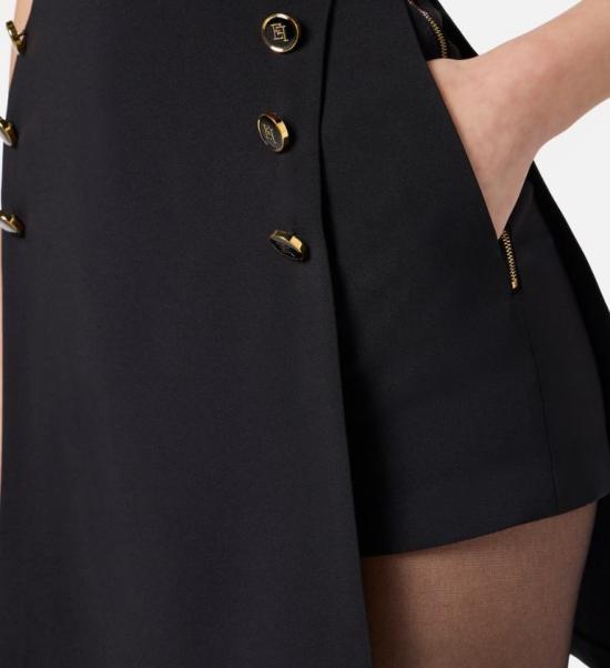 25FW 엘리자베타프랜치 숏 원피스 AB82457E2110 Nero Black - ELISABETTA FRANCHI