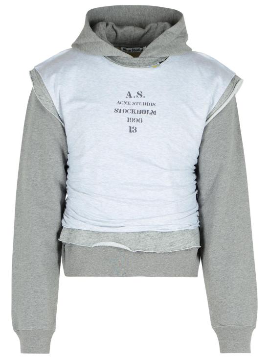 25FW 아크네 스튜디오 긴팔 티셔츠 BI0216990 Grey