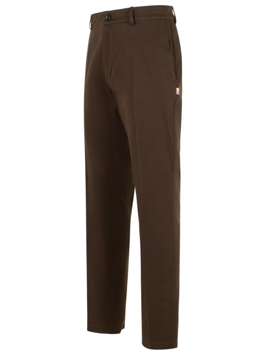 25FW 버버리 코튼 치노 팬츠 8115268A1491 Brown - BURBERRY