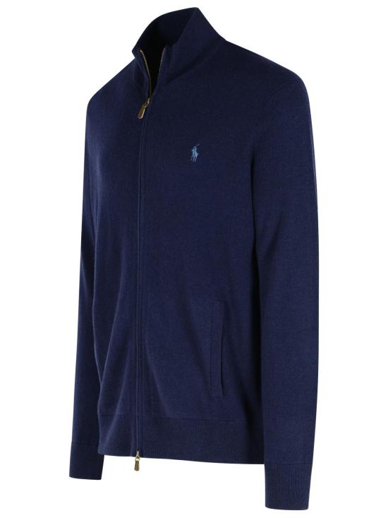 25FW 폴로 랄프로렌 로고 자수 지퍼 가디건 710974149001 Navy - POLO RALPH LAUREN