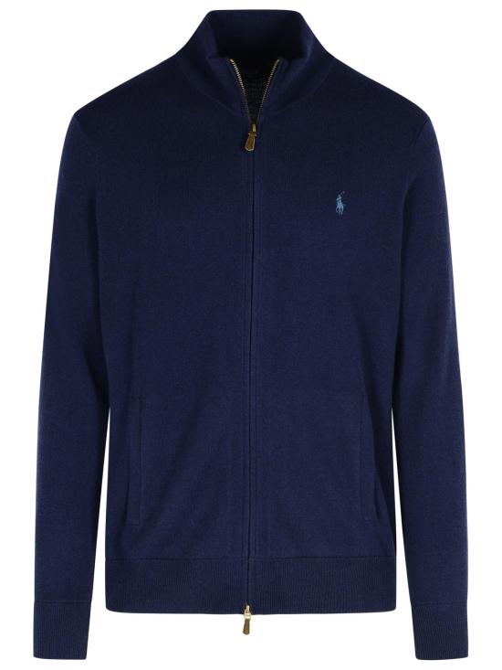 25FW 폴로 랄프로렌 로고 자수 지퍼 가디건 710974149001 Navy