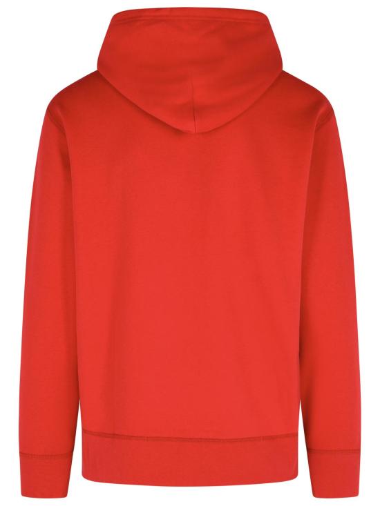 25FW 폴로 랄프로렌 포니 자수 플리스 후드 티셔츠 710766778102 Red - POLO RALPH LAUREN