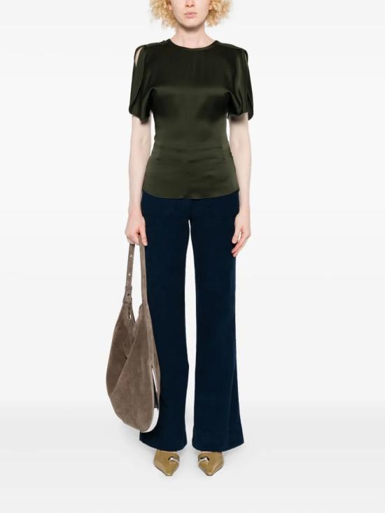 25FW 빅토리아 베컴 탑 1425WTP006579ADARK OLIVE Green - VICTORIA BECKHAM