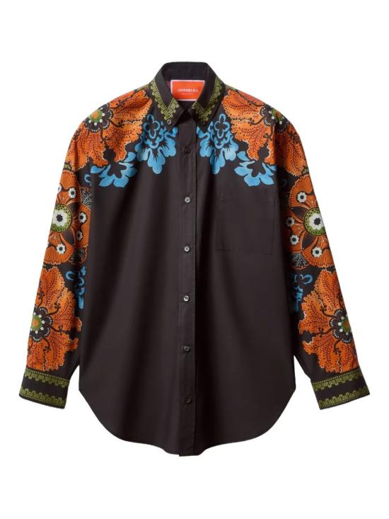 25FW 라 더블제이 블라우스 SHI0092COT015BOU01OR02 Black