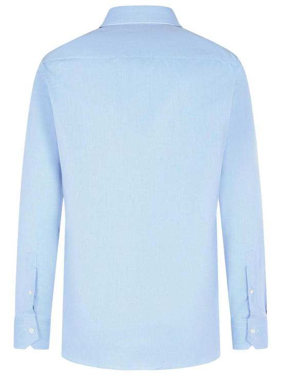 25FW 에르메네질도제냐 긴팔 셔츠 R201342A2 9MS0MT432G BLUE - ERMENEGILDO ZEGNA