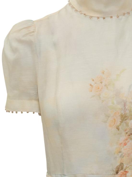 25FW 짐머만 롱 원피스 5170DF252 RARB Beige - ZIMMERMANN