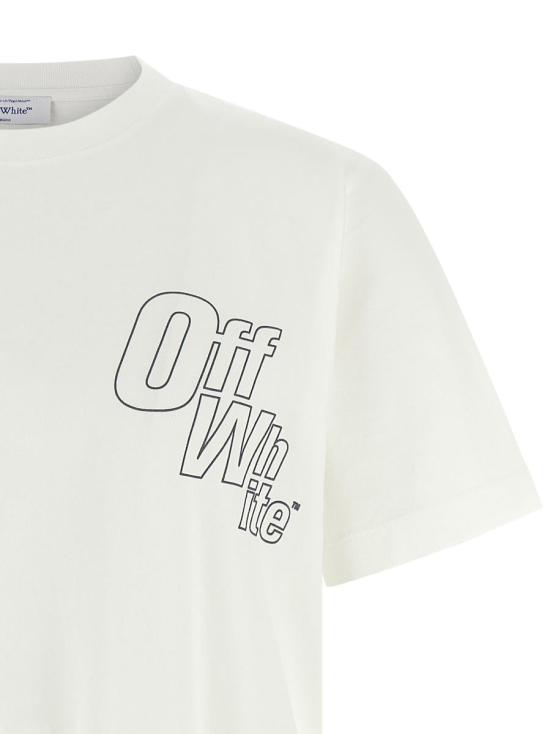  오프화이트 반팔 티셔츠 OMAA027F25JER00901100110 WHITE - OFF WHITE