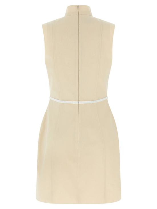 25FW 모스키노 숏 원피스 A043654361002 Beige - MOSCHINO