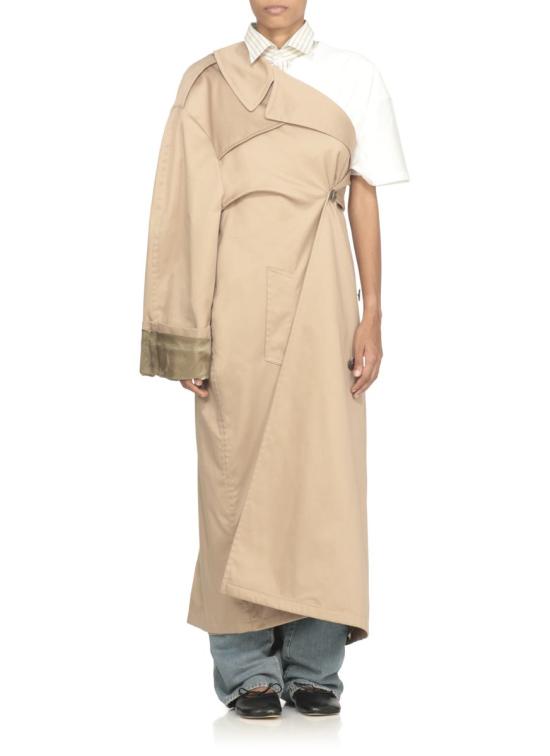 25FW MM6 메종마르지엘라 트렌치 코트 S52AH0081M35368115 Beige - MM6 MAISON MARGIELA