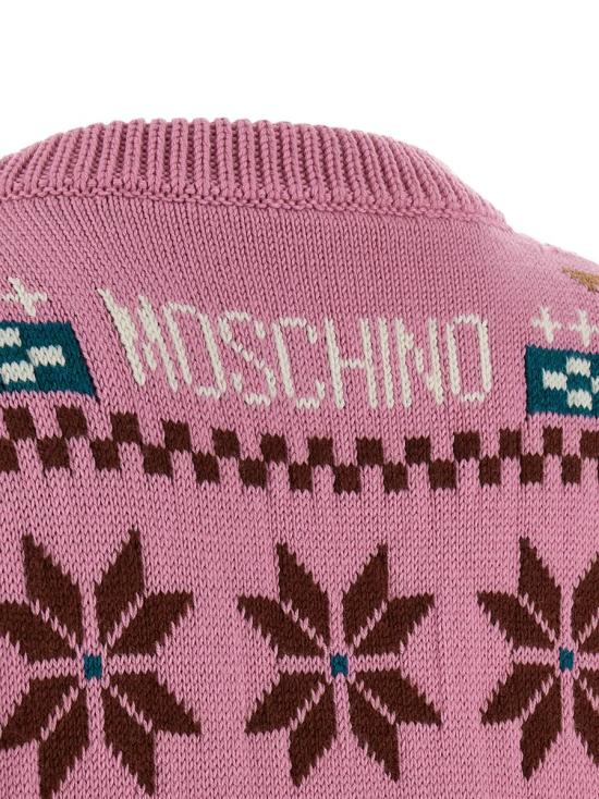 25FW 모스키노 스웨터 A091654051210 PINK - MOSCHINO