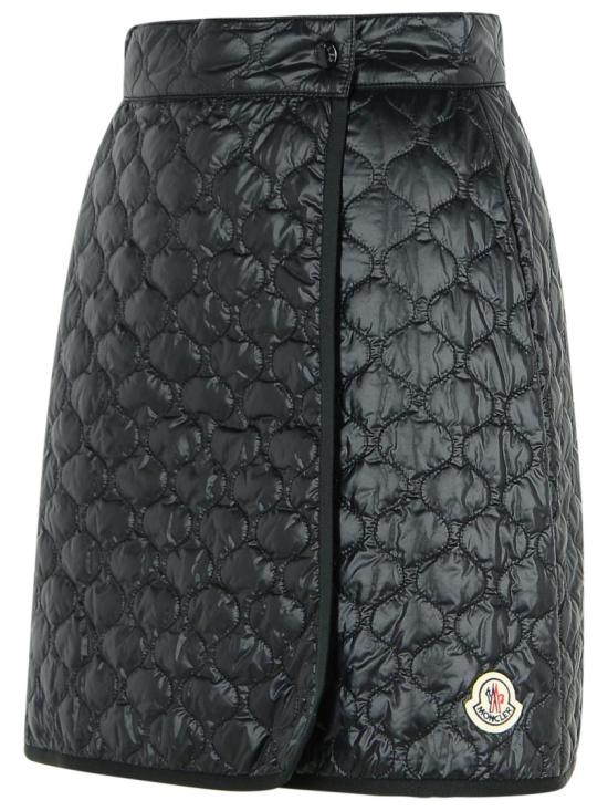 25FW 몽클레어 숏 스커트 093 2D000 36 597YG 999 Black - MONCLER