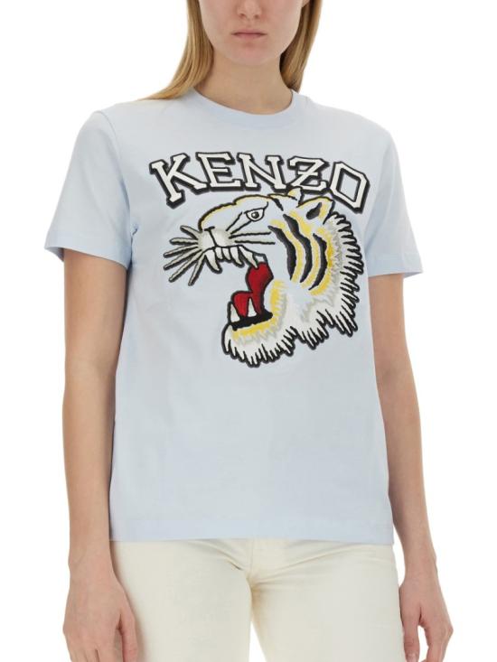  겐조 반팔 티셔츠 FE52TS116 4SG63 Blue - KENZO