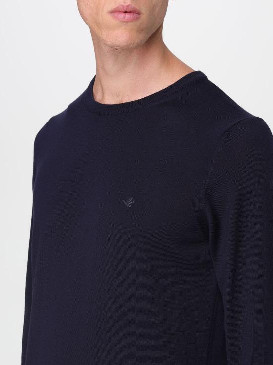 25FW 브룩스 필드 스웨터 203E P001 V0083 Navy - BROOKSFIELD