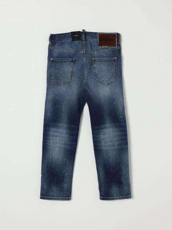 25FW [키즈] 디스퀘어드2 진 DQ2252D0AEU DQ01 Denim - DSQUARED2