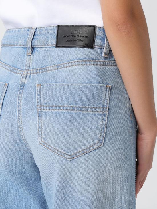 25FW 엘리자베타프랜치 데님 팬츠 PJ06N 192 Denim - ELISABETTA FRANCHI