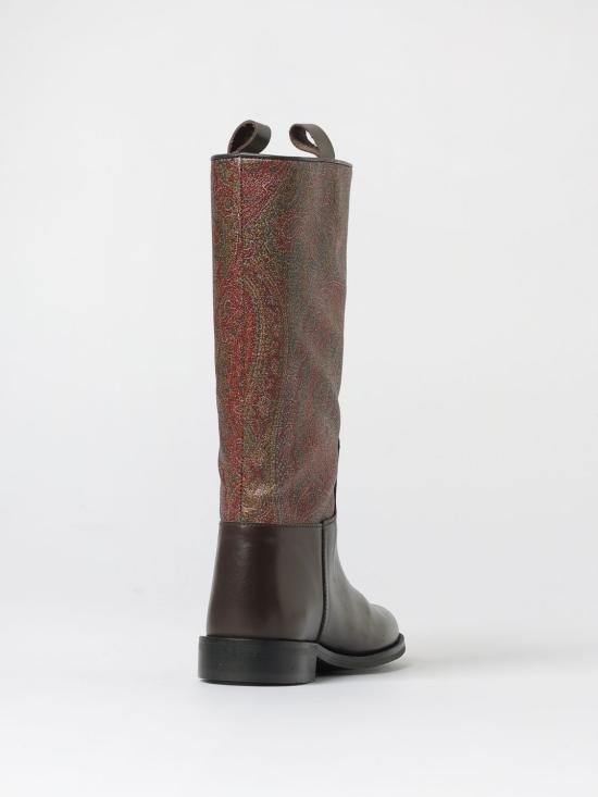 25FW [키즈] 에트로 미들 부츠 GX0A46B0082 999MA Brown - ETRO