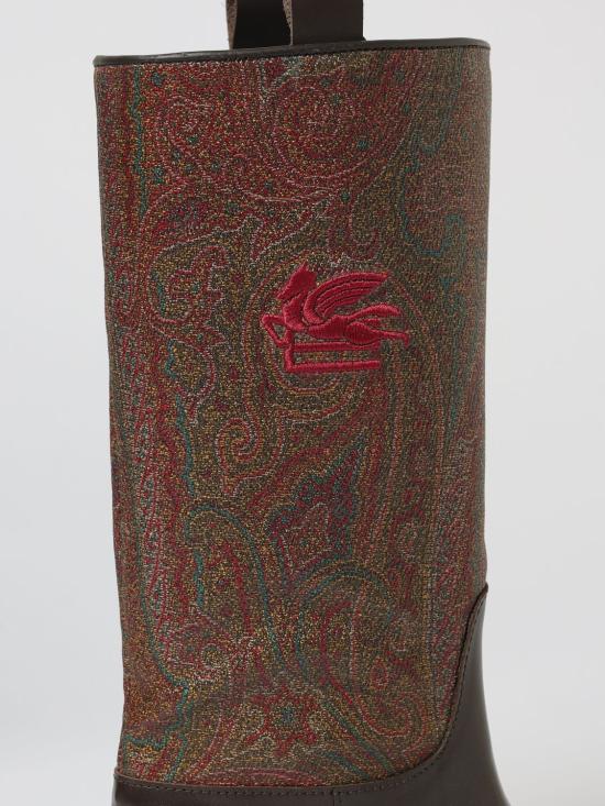 25FW [키즈] 에트로 미들 부츠 GX0A46B0082 999MA Brown - ETRO