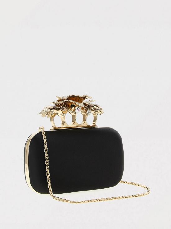 25FW 알렉산더 맥퀸 8456481HBC3 1000 Black - ALEXANDER MCQUEEN