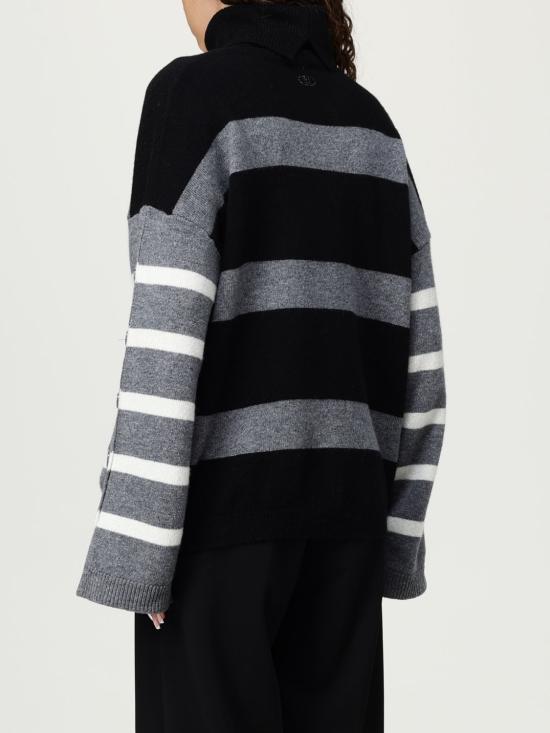 25FW 리우조 터틀넥 MF5127MS009 C3819 Grey - LIU JO