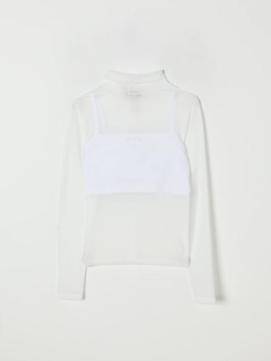 25FW [키즈] 트윈셋 탑 252GJ2310 00526 White - TWINSET