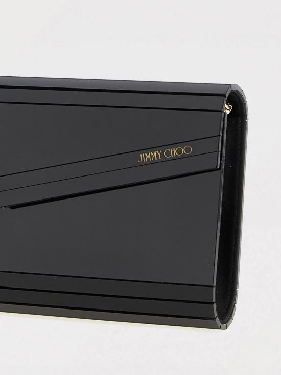 25FW 지미추 클러치/파우치 CANDYACR Black - JIMMY CHOO