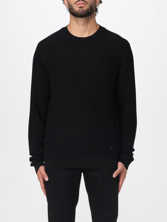 25FW 엠포리오 아르마니 스웨터 EM002196AF13851 FC038 Black