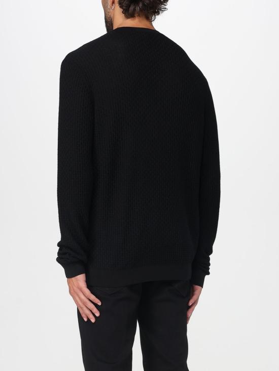 25FW 엠포리오 아르마니 스웨터 EM002196AF13851 FC038 Black - EMPORIO ARMANI