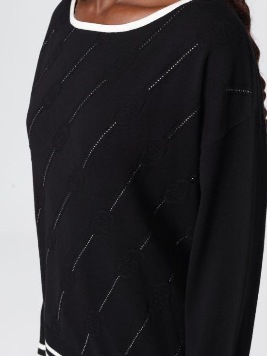 25FW 리우조 스웨터 TF5206MS63L 03N66 Black - LIU JO