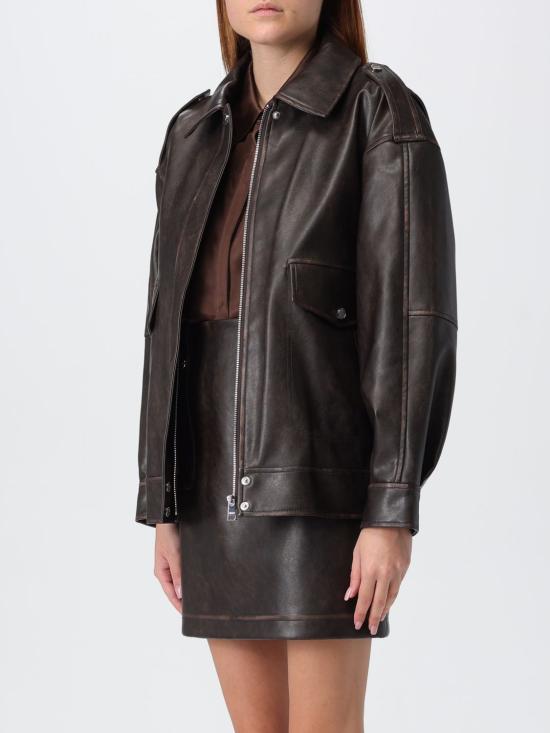 25FW 리우조 자켓 MF5097E1051 X0558 Brown - LIU JO