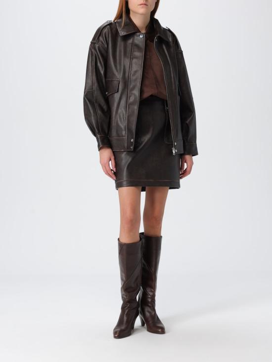 25FW 리우조 자켓 MF5097E1051 X0558 Brown - LIU JO