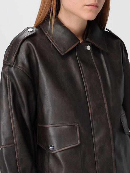 25FW 리우조 자켓 MF5097E1051 X0558 Brown - LIU JO