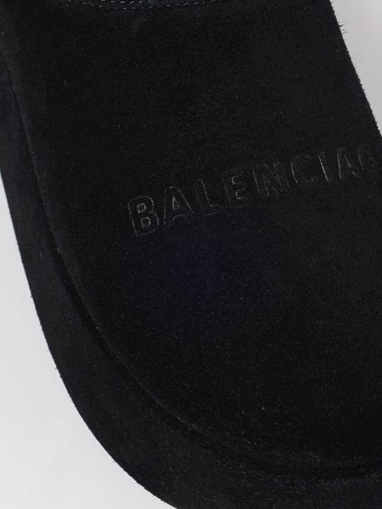 25FW 발렌시아가 알래스카 소프트 플랫폼 뮬 825258WBFC1 1000 Black - BALENCIAGA