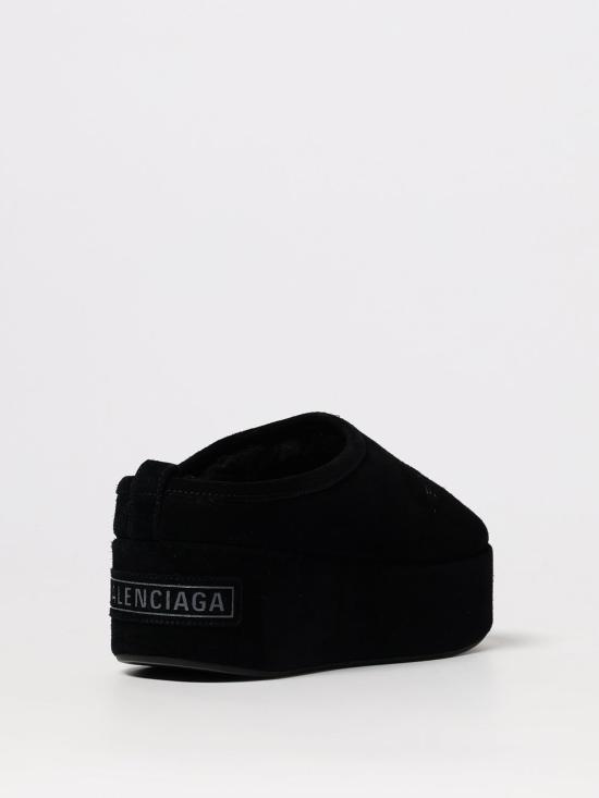 25FW 발렌시아가 알래스카 소프트 플랫폼 뮬 825258WBFC1 1000 Black - BALENCIAGA