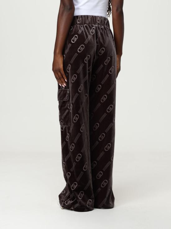 25FW 리우조 트레이닝/조거 팬츠 TF5111J4955 M9768 Brown - LIU JO