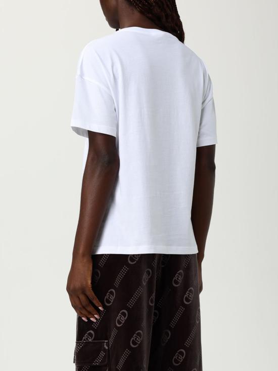 25FW 리우조 반팔 티셔츠 MF5416JS923 S9747 White - LIU JO