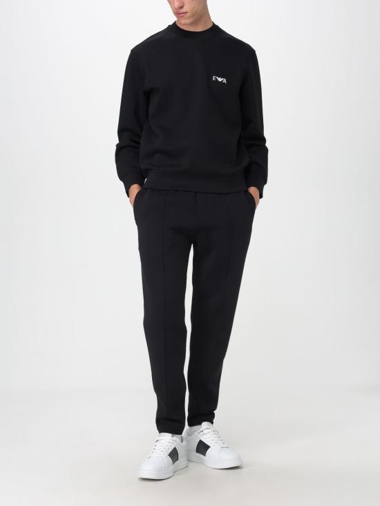 25FW 엠포리오 아르마니 긴팔 티셔츠 EM002919AF10013 UC001 Black - EMPORIO ARMANI