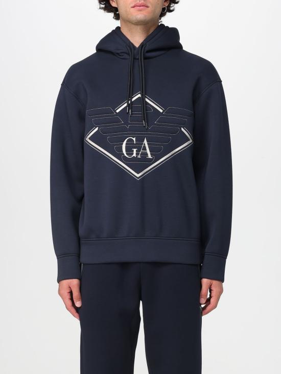 25FW 엠포리오 아르마니 긴팔 티셔츠 EM002882AF18339 MB367 Blue