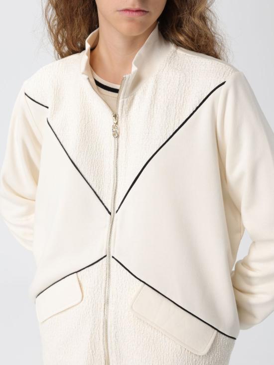 25FW 리우조 트레이닝 상의 TF5156FS321 B2565 White - LIU JO