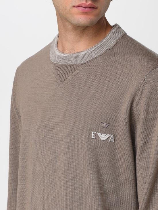 25FW 엠포리오 아르마니 스웨터 EM003387AF14697 U6189 Beige - EMPORIO ARMANI