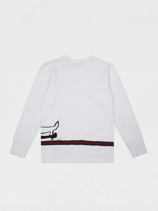 25FW [키즈] 구찌 풀오버 569693XJHCA 9214 White - GUCCI