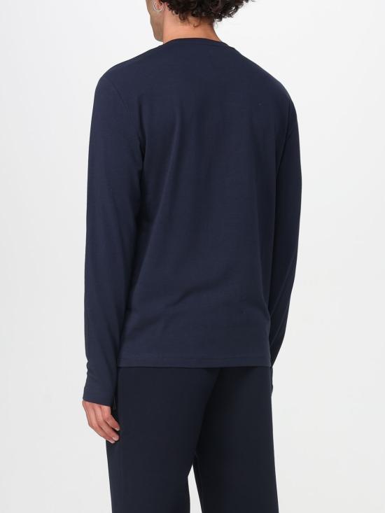 25FW 엠포리오 아르마니 긴팔 티셔츠 7M000900 AF10373 MB332 Blue - EMPORIO ARMANI